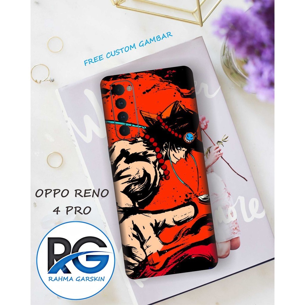 

Terlaris Oppo Reno Garskin Stiker Custom Case Laminasi Tebal COD