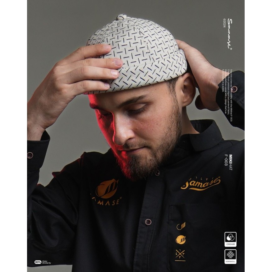 Terbaru Miki Hat Samase Peci Cap Hitam Jaring Promo