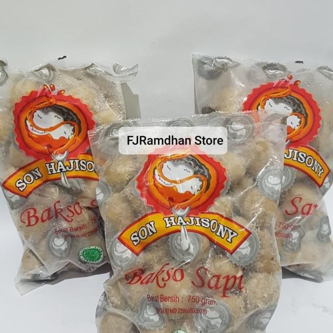 

New Termurah!!! Bakso Son Haji Sony Asli Lampung (Isi 50 Pcs)