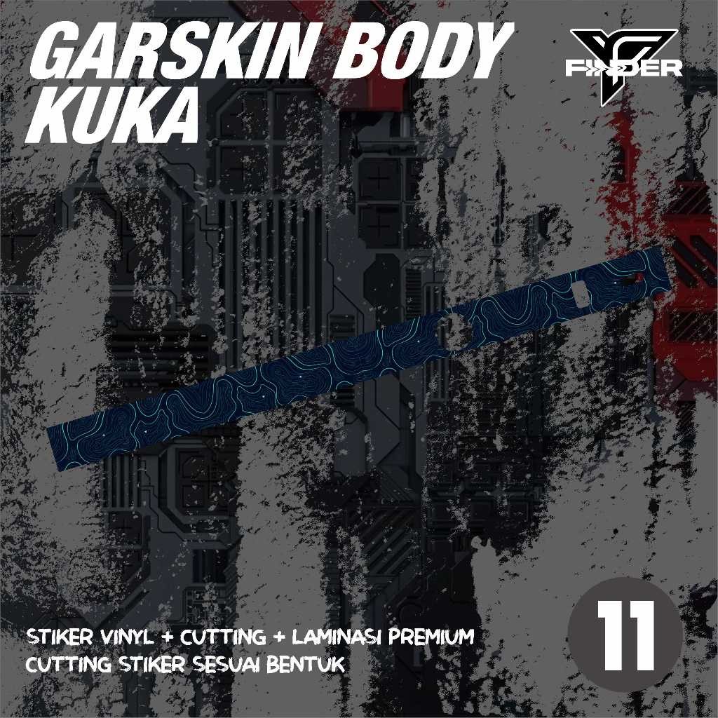 

Terlaris Outter Stiker Hiasan Kuka Garskin Custom Case Laminasi Tebal COD