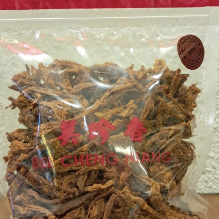 

Bee Cheng Hiang New Crispy Pork Floss Twist 300 gr Babi Suwir Oven Garing 300 gr