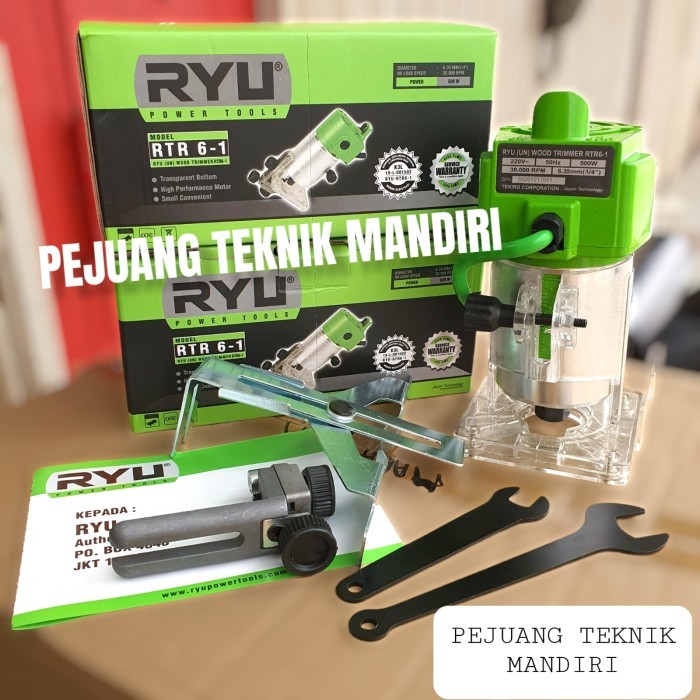 MESIN TRIMMER ROUTER PROFIL KAYU RYU RTR 6 - 1 / TRIMMER RYU RTR 6-1