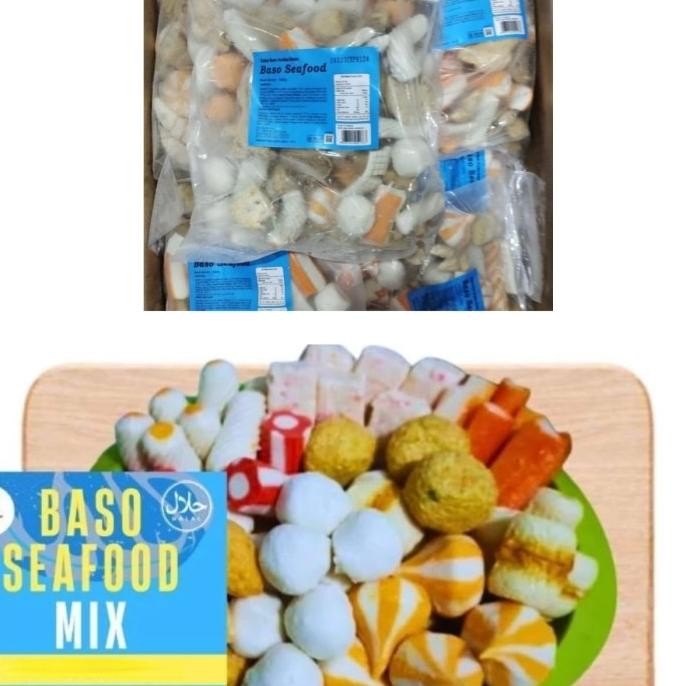 New Bakso Seafood Mix 1Kg Frozen