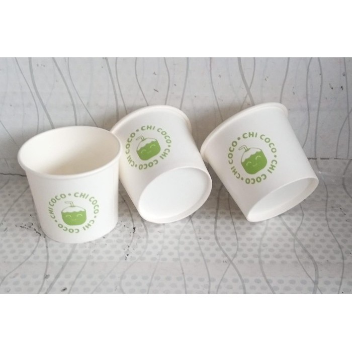 Paper Cup Ice Cream 4Oz Sablon 1 Warna