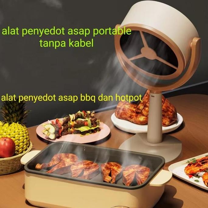 Portable Extractor Hood Portable / Mini Range Hood / Alat Penghisap Asap Kompor Dengan Filter Alumin