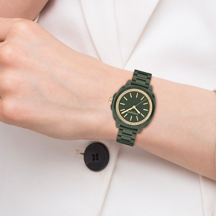 Jam Tangan Pria wanita COACH Kitt Watch Green