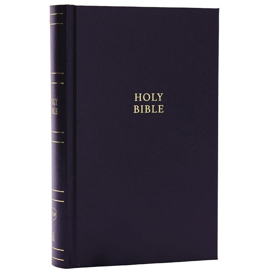KUYY NKJV HOLY BIBLE PERSONAL SIZE LARGE PRINT REFERENCE BIBLE, COMFORT PRINT--HARDCOVER BLACK