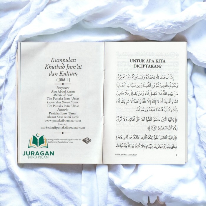 TERBARU BUKU KUMPULAN KHUTBAH JUMAT & KULTUM BERDASARKAN AL-QURAN & SUNNAH COD