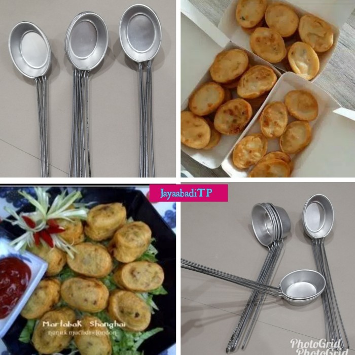 

BEST SELLER CETAKAN MARTABAK SHANGHAI/CETAKAN SHANGHAI OVAL ISI 12PCS