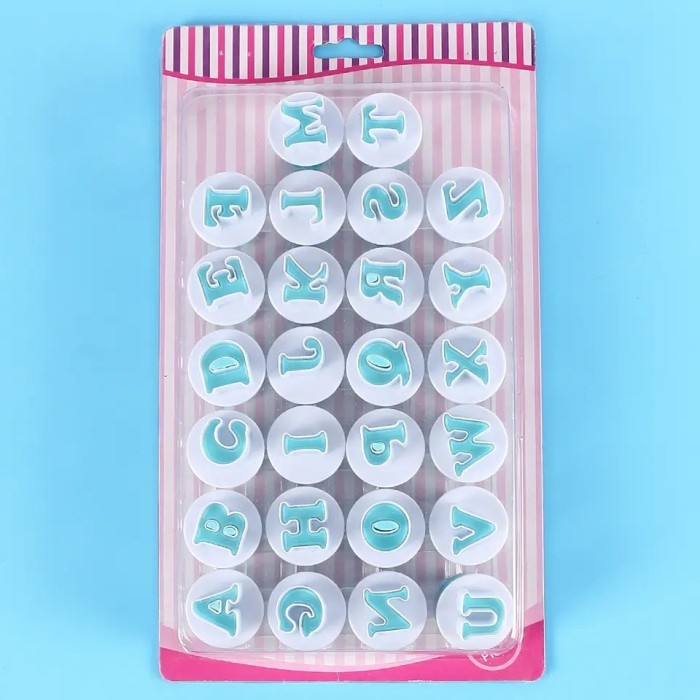 

BEST SELLER ALPHABET PLUNGER CAPITAL LETTER - ALAT CETAKAN ADONAN HURUF BESAR