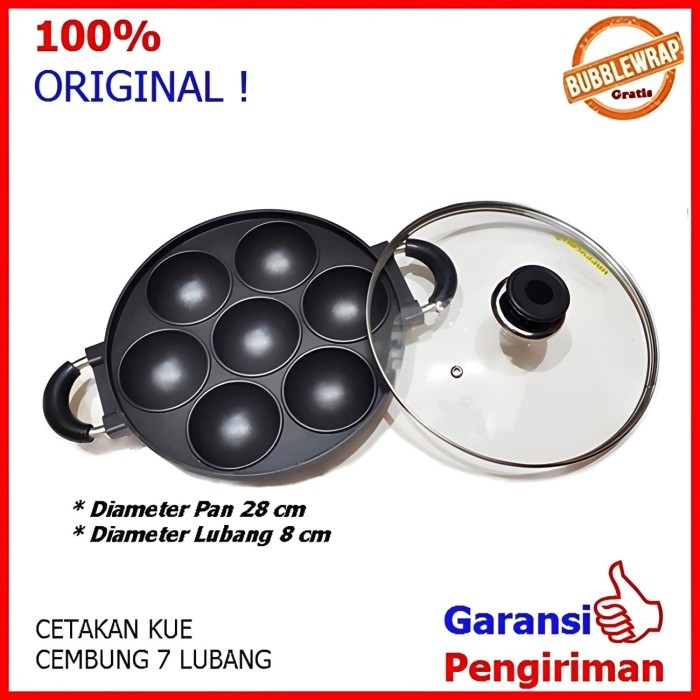 

READY STOCK CETAKAN KUE SERABI/SURABI /DORAYAKI/BAKLOR 7 LUBANG CEMBUNG (7CEMBUNG)