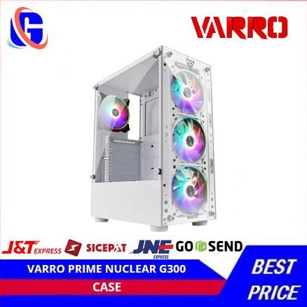 CASING GAMING VARRO PRIME NUCLEAR G300 + 3 FAN RGB
