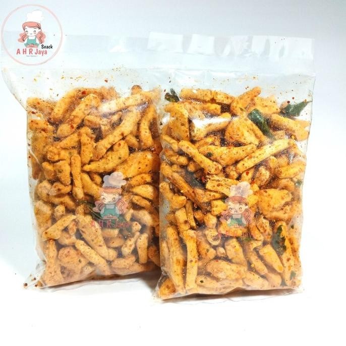 

New Basreng 1Kg / Bakso Goreng Pedas Daun Jeruk / Basreng Stik Pedas