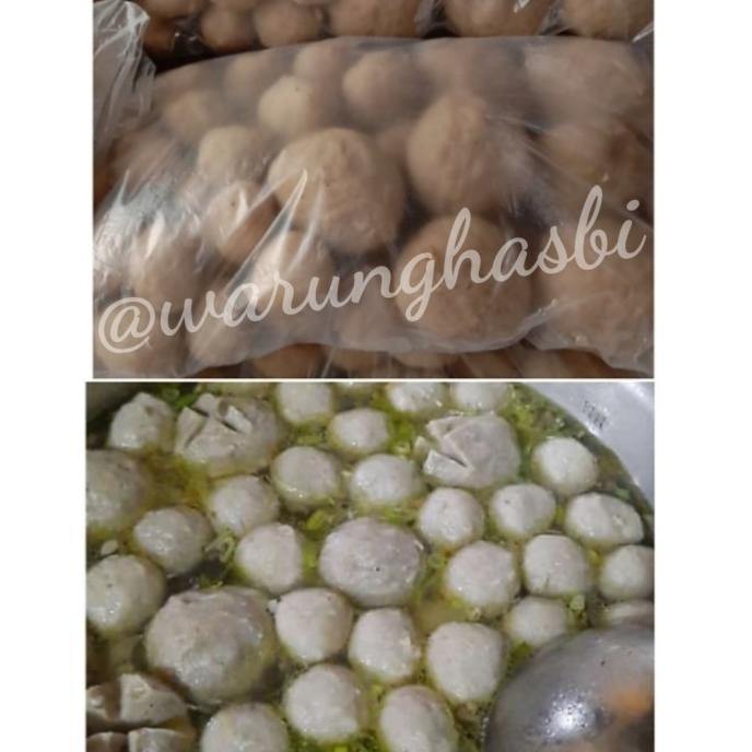 

New Bakso Sapi Homemade (Bakso Besar 7+ Bakso Kecil 35Pcs) Tanpa Pengawet