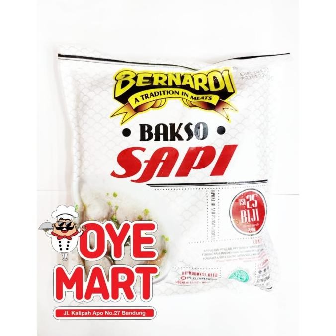 

New Bernardi Bakso Sapi Besar 340Gr Isi 25/Baso Sapi Besar Harga