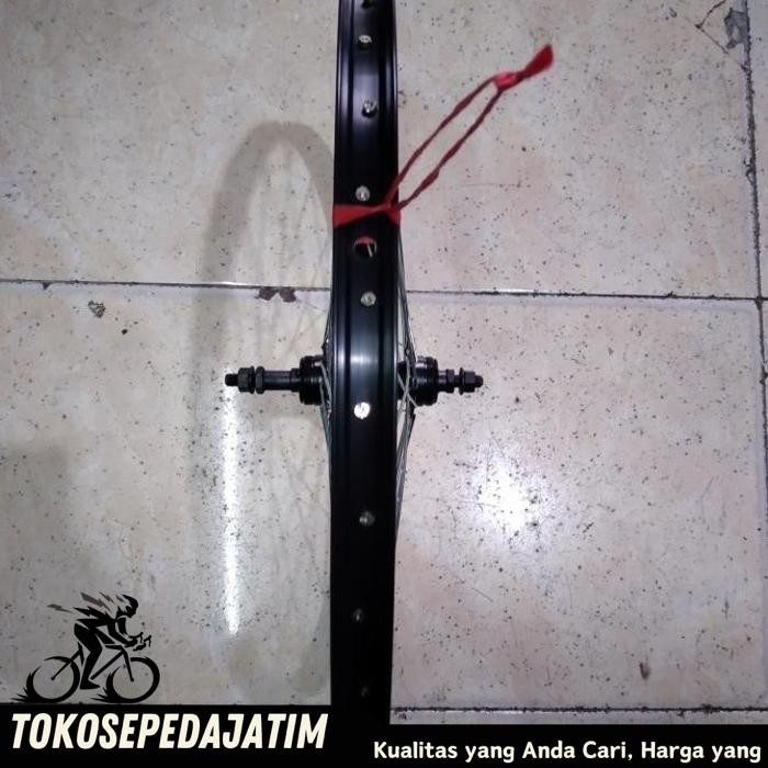VELG RIMS WHEELSET 24 INCH MURNI GENIO ALLOY HITAM 36H SEPEDA MTB MINI KUALITAS PRODUK TERBAIK