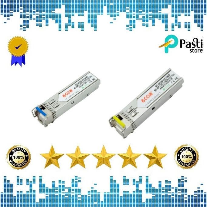 Murah 6Com,Bidi Sfp, 1.25 Gb/S,1310Nm/1550Nm,Smf,40Km,Ddm,Lc