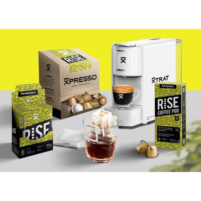 

Kopi Kapsul Rise - Xpresso Coffee Capsule - Nespresso Compatible