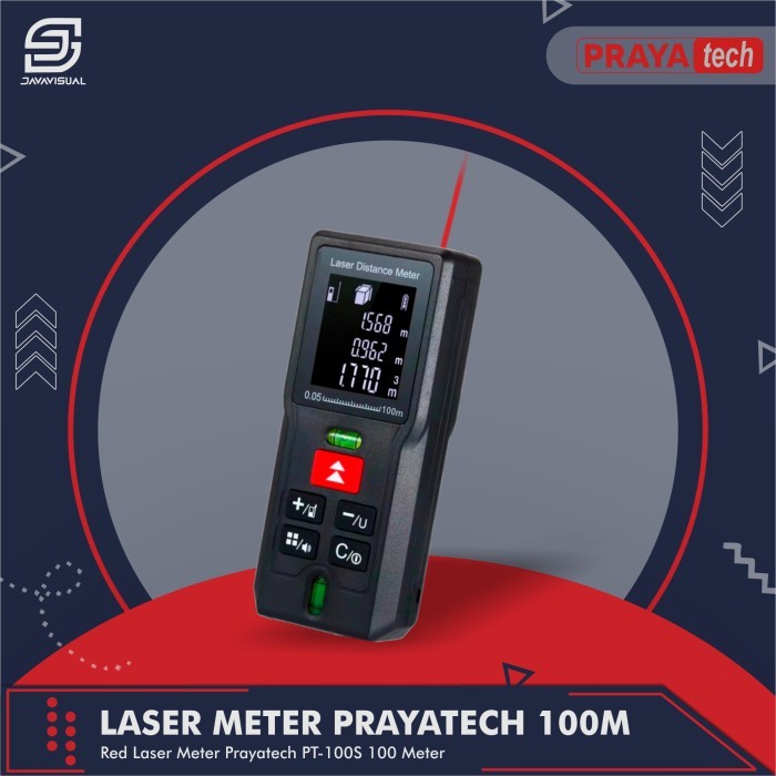 TERMURAH - Laser Meter Praya Tech Meteran Digital Laser 100 M