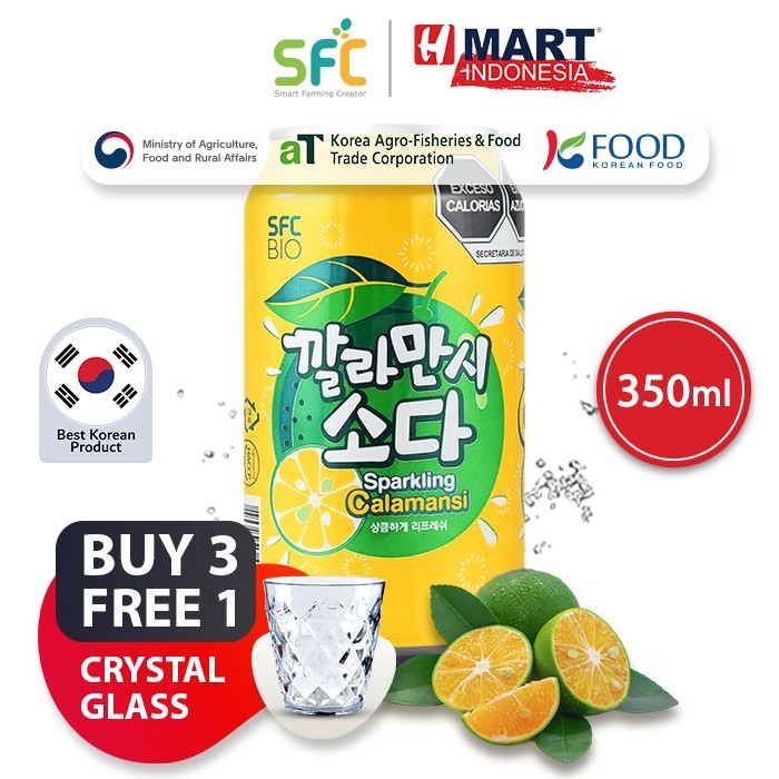 

Sfc Sparkling Calamansi - Minuman Rasa Jeruk Calamansi Berkarbonasi 350Ml