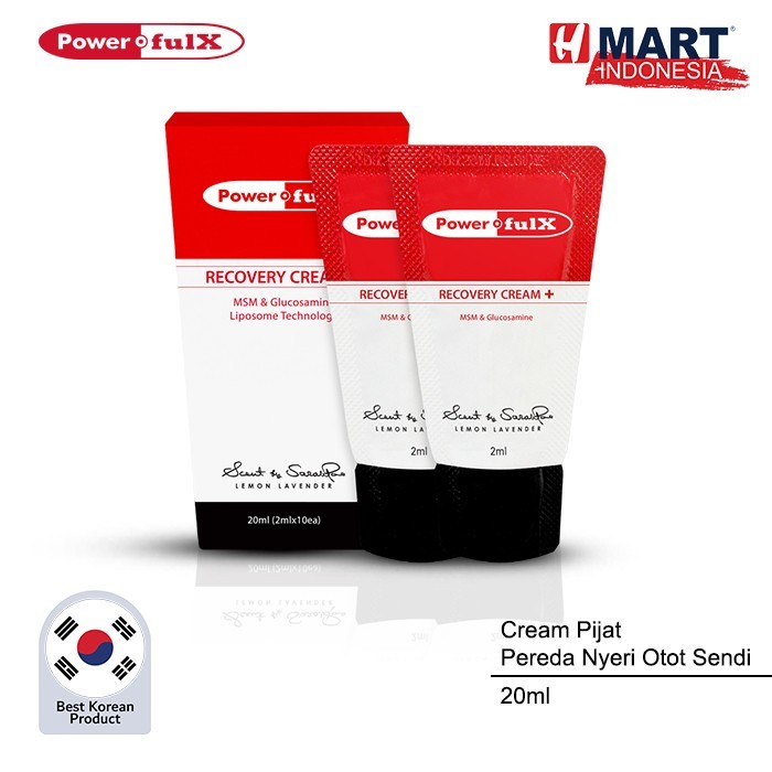 

Powerfulx Recovery Cream Krim Pijat Pereda Nyeri Otot Sendi 20Ml