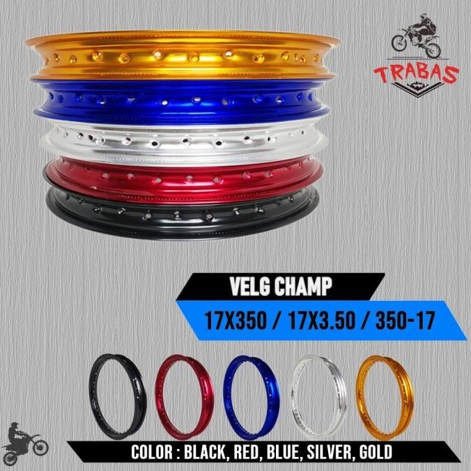 VELG 17X350 VELEG 17X3.50 PELEG PELEX 350-17 HOLE 36 RIM JARI CHAMP