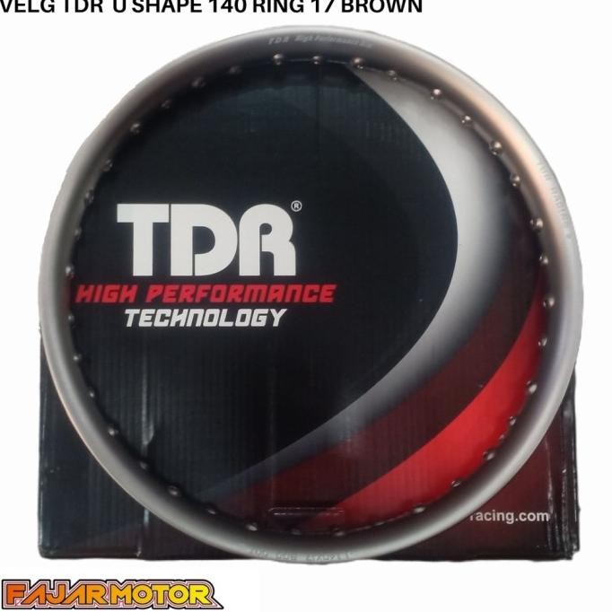 PROMO VELG TDR U SHAPE TITANIUM BROWN & GREY 140 PELEG VELEK RING 17 H