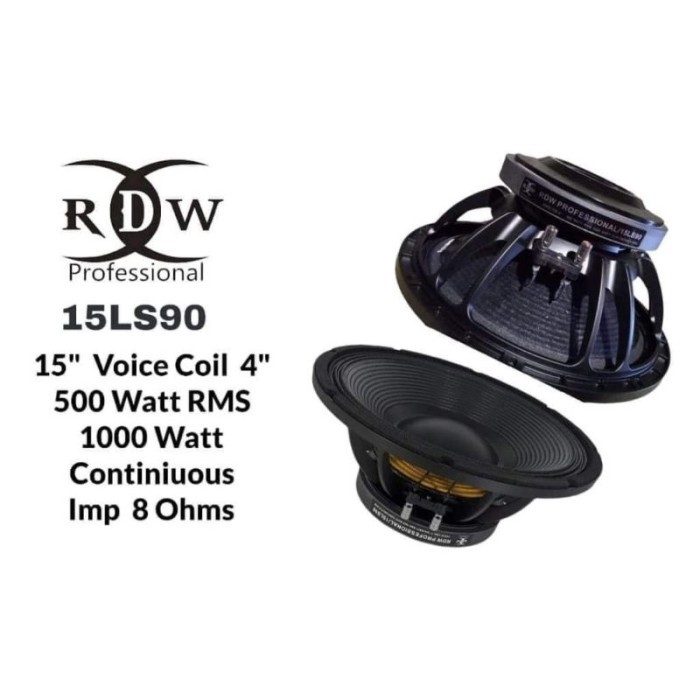 Speaker Komponen Rdw 15Ls90 Coil 4