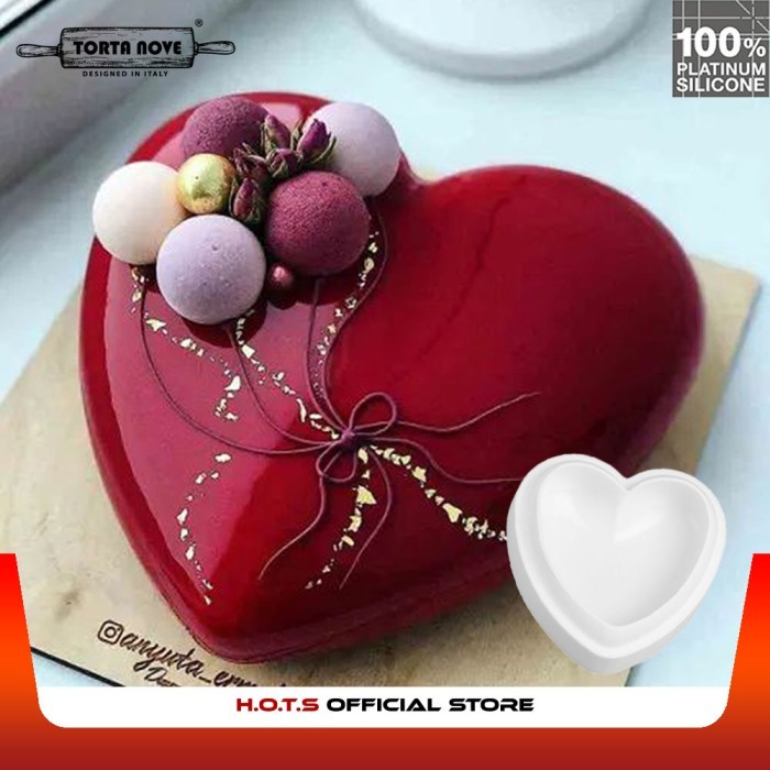 

TERLARIS CETAKAN KUE SILIKON LOVE HATI HEART MOUSSE CAKE KUE KERING PUDING