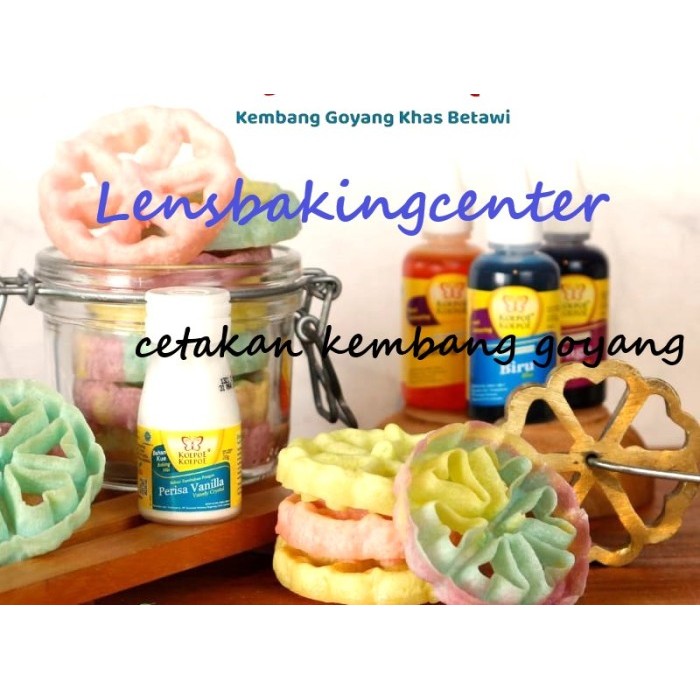 

READY STOCK CETAKAN KUE KEMBANG GOYANG/SAROJA/KUPU KUPU KUNINGAN BESAR