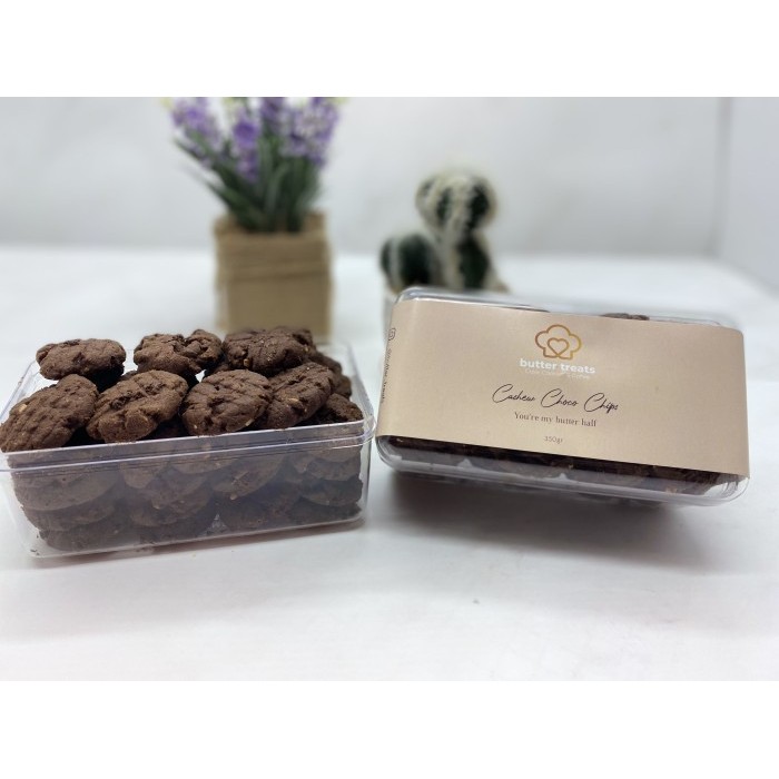 

New! Kue Kering Lebaran : Cashew Chocolate Chips Cookies - butter treats Idul Fitri