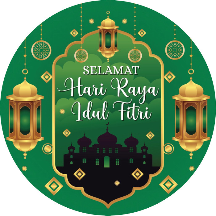 

New! Stiker Idul Fitri 2023 Lebaran Bulat Ekonomis Stiker Hampers - A1 9 CM Idul Fitri