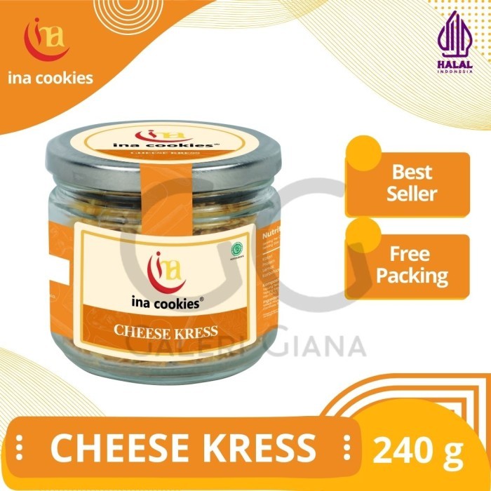 

New! Parsel Ramadan! Kue Kering Ina Cookies Cheese Kress Keju - Jar Lebaran Idul Fitri