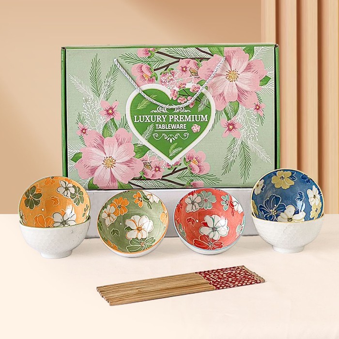 

[MANGKOK ISI 6] - Golden Mangkok Souvenir Set Mangkuk Keramik Hampers Bowl Set Souvenir Parcel Kado Wedding Gift / Hampers Lebaran / Parcel Natal / Hampers Imlek / Hampers Akhir Tahun/ Kado Souvenir Pernikahan / Peralatan Makan Free Sendok/Free Sumpit -