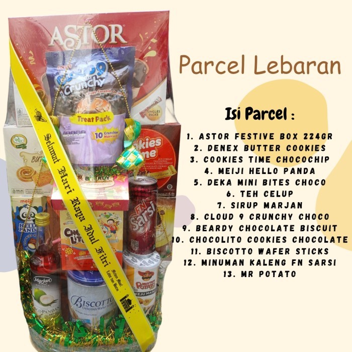 

New! Parcel/Hampers/Hantaran/Bingkisan/Kue/Snack Lebaran Idul Fitri