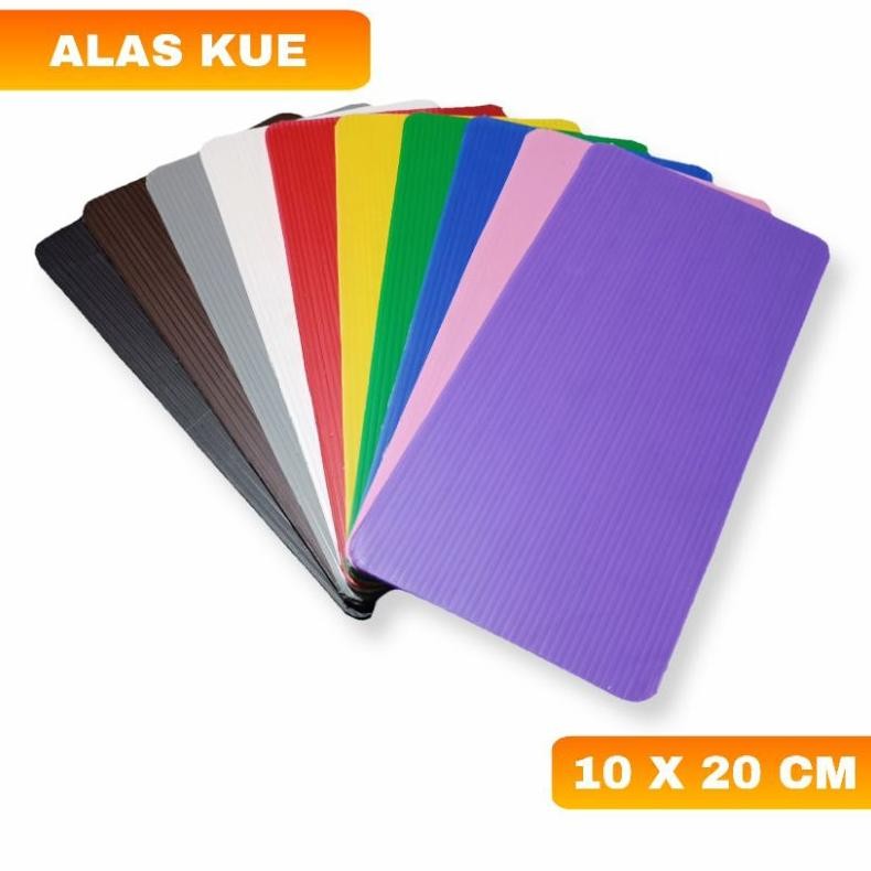 Bisa COD Alas Kue Persegi Panjang 20 x 10 cm / 20x10 cm / 10x20 cm Cake Board Cake Base Baking Tray 