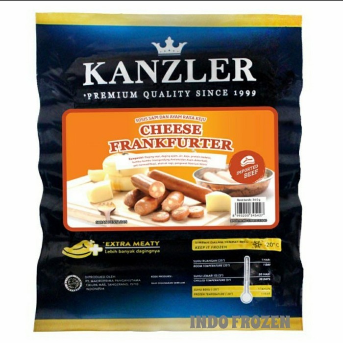 

KANZLER CHEESE FRANKFURTER 5 PCS