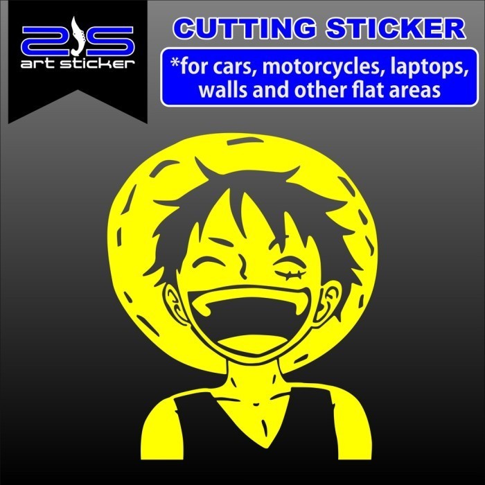 

Terlaris Laugh One Piece Luffy Putih 20x17cm Garskin Stiker Custom Case Laminasi Tebal COD
