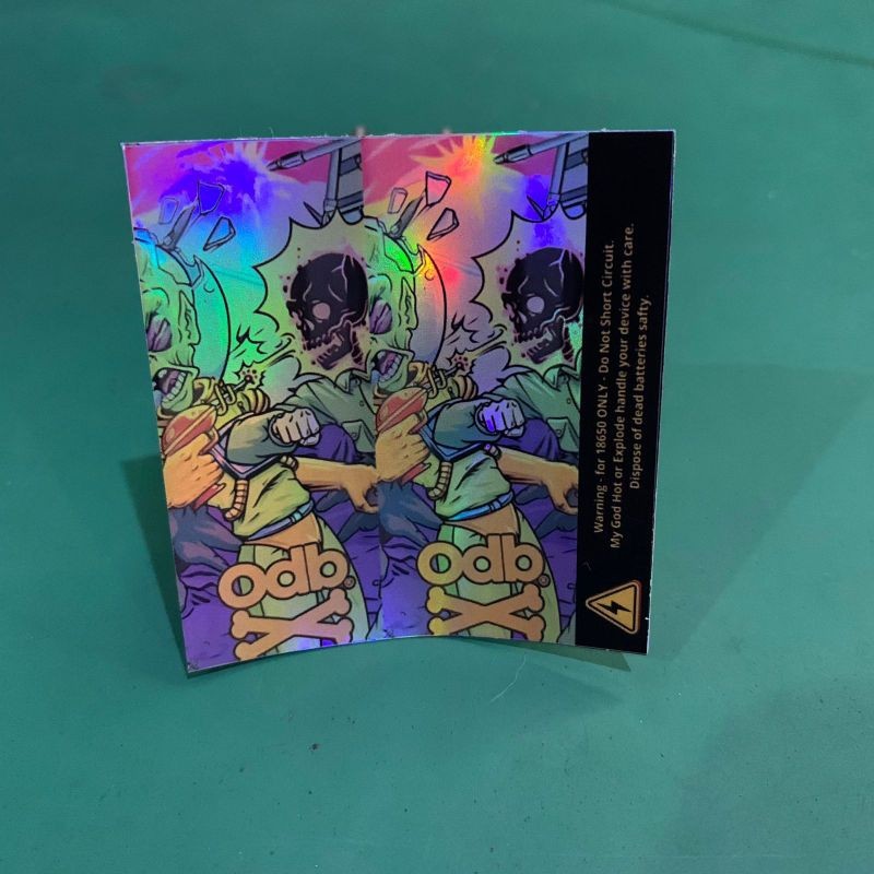 

Terlaris Famstore Pelindung Baterai Stiker Wrap Hologram 18650 Odb Dan Anti Gores Garskin Custom Case Laminasi Tebal COD