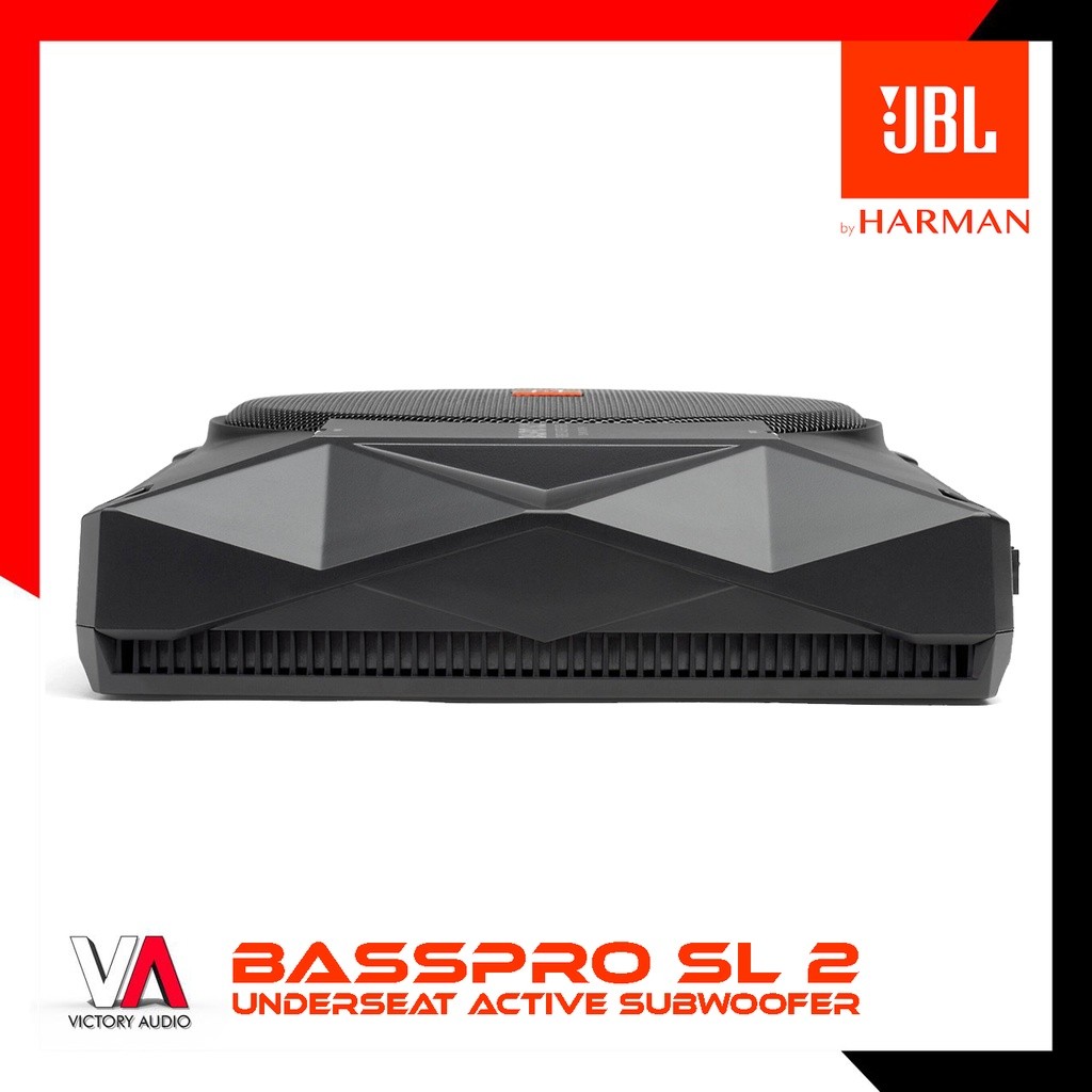 Subwoofer Aktif Kolong Jok Mobil JBL BASSPRO SL 2 8 Inch 8 Inci Underseat Active Subwoofer Built in