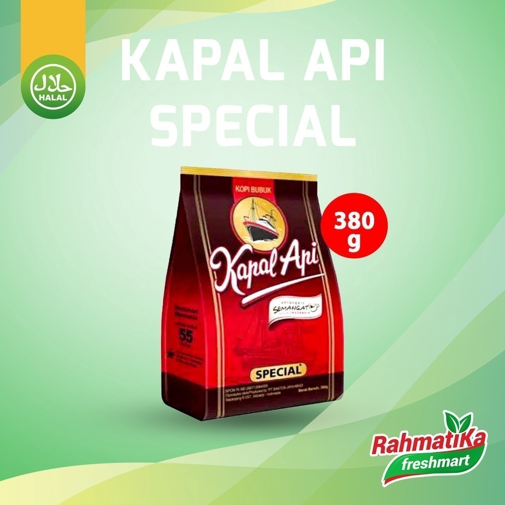 

Kapal Api Special Merah - Kopi Bubuk 380 gram