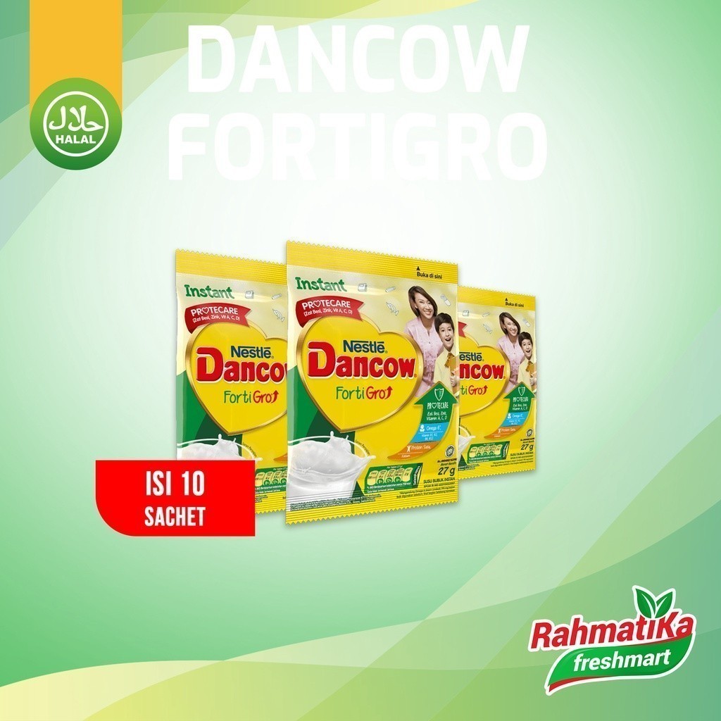 

Dancow FortiGro Instant (isi 10 Sachet @27 gram)