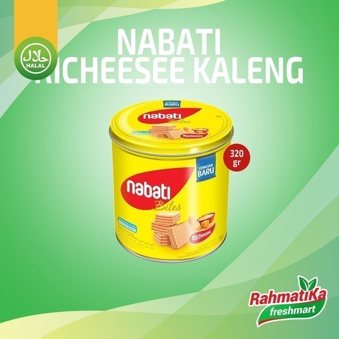 

Nabati Richeese / Wafer Rasa Keju Kemasan Kaleng 320 gram