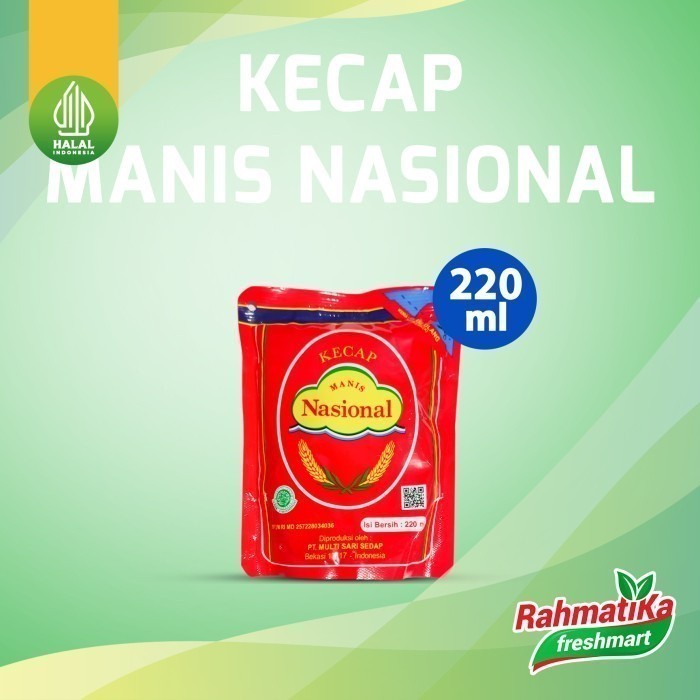 

Kecap Manis Nasional 220 ml (Pouch)