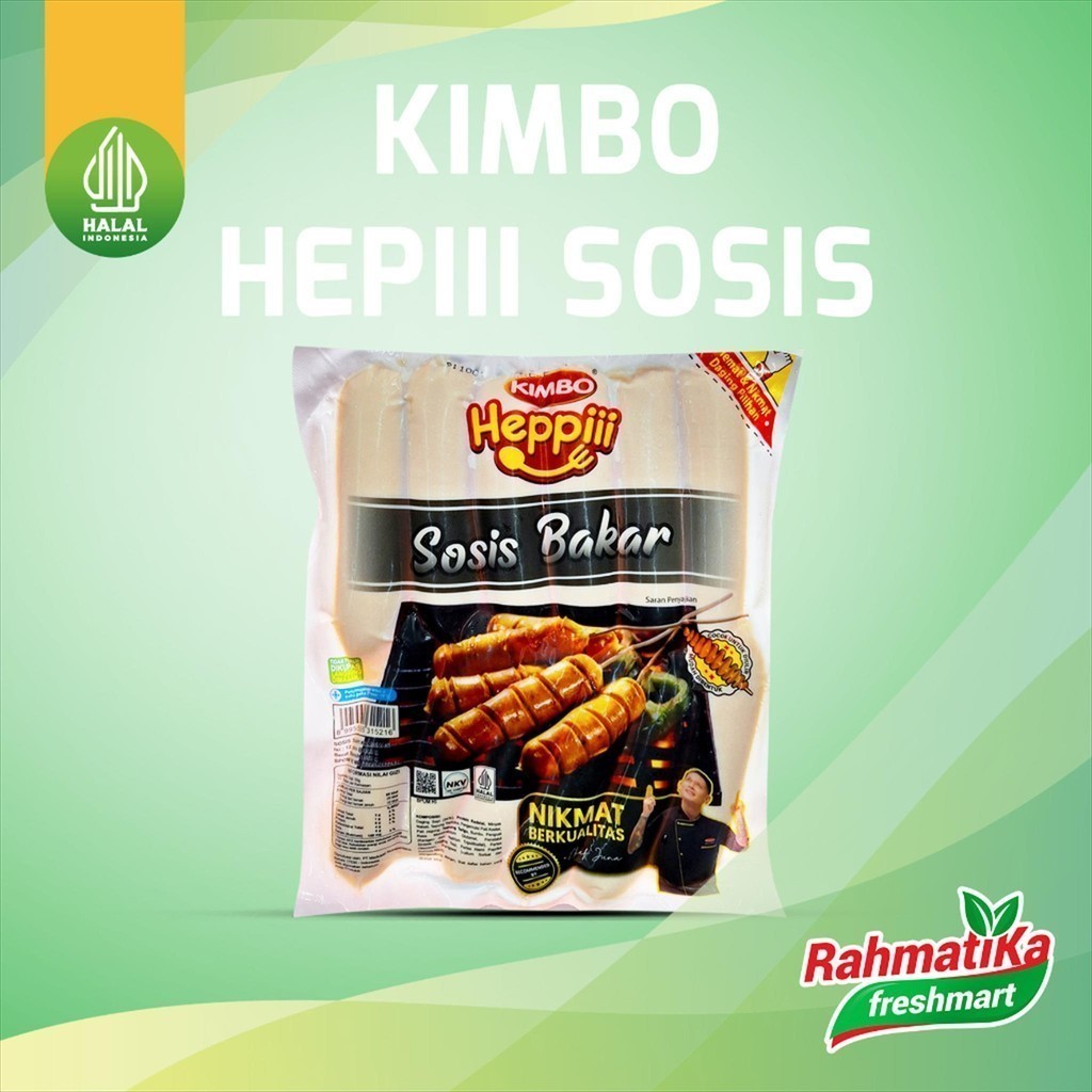 

Kimbo Heppiii Sosis Bakar Isi 12 Pcs / 500 gr