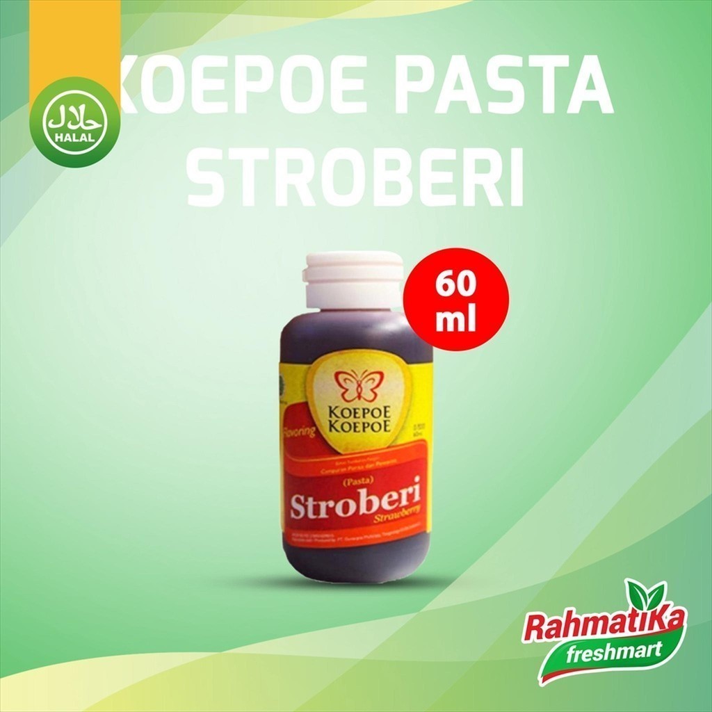 

Pasta Strawberry Koepoe Koepoe / Campuran Perisa dan Pewarna 60 ml