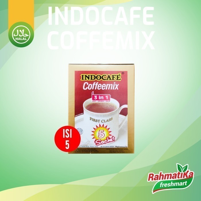 

Indocafe Coffeemix 3 in 1 / Kopi Indocafe 20 gram (Isi 5 Sachet)