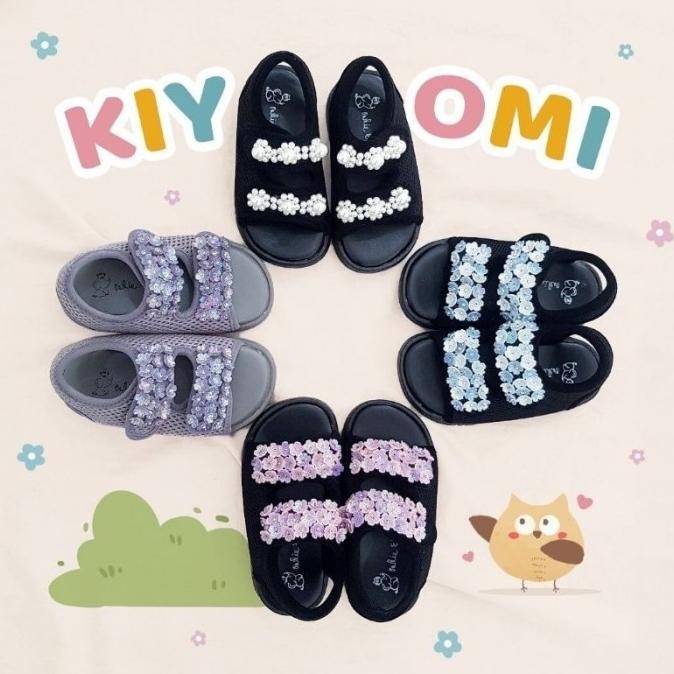 Owlie Ellie Kiyomi Kids Sandal - Sakura Flower Beads