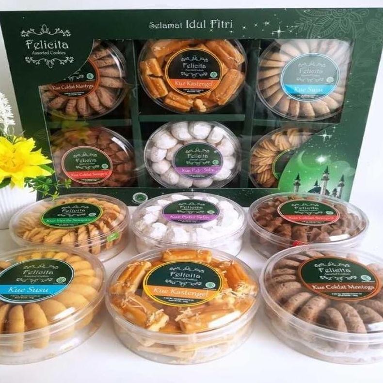 

Parcel Kue Lebaran Kue Kering Felicita 6 Topless Parsel Hampers