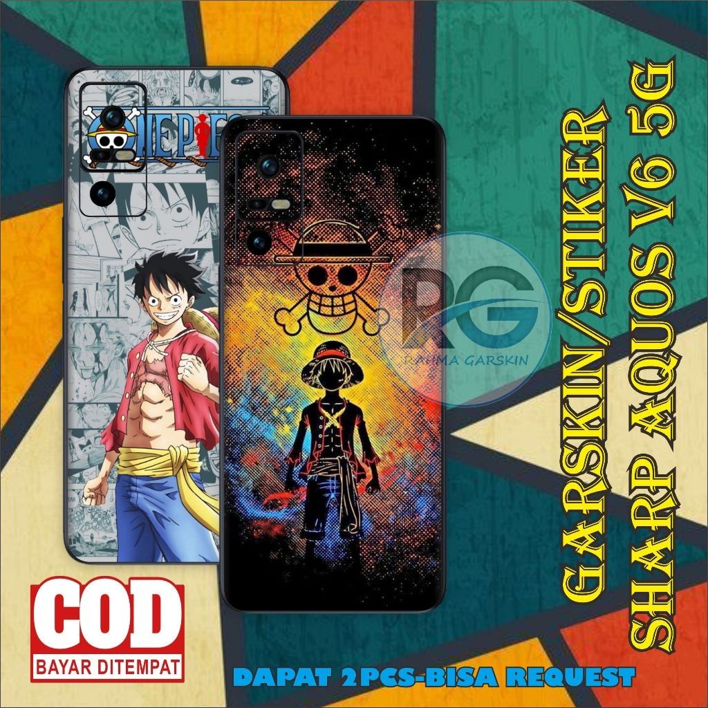 

Terlaris Sharp Aquos V6 Garskin Stiker Custom Case Laminasi Tebal COD
